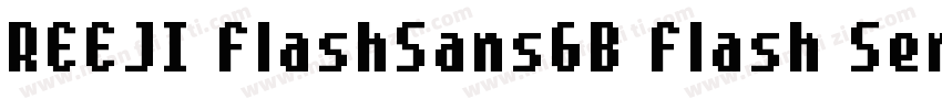 REEJI FlashSansGB Flash SemiBold字体转换